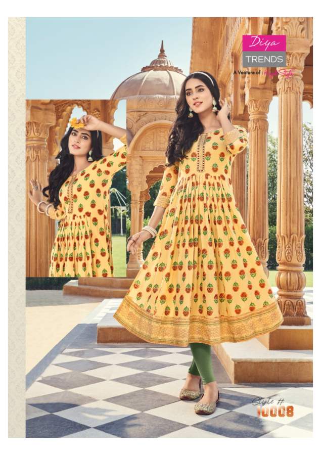 Ethnicity 10 New Latest Ethnic Wear Rayon Embroidery Kurti Collection